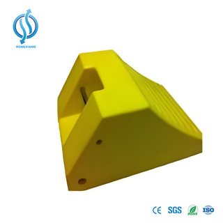 Calços de roda de estacionamento de caminhão de material PU de alta capacidade