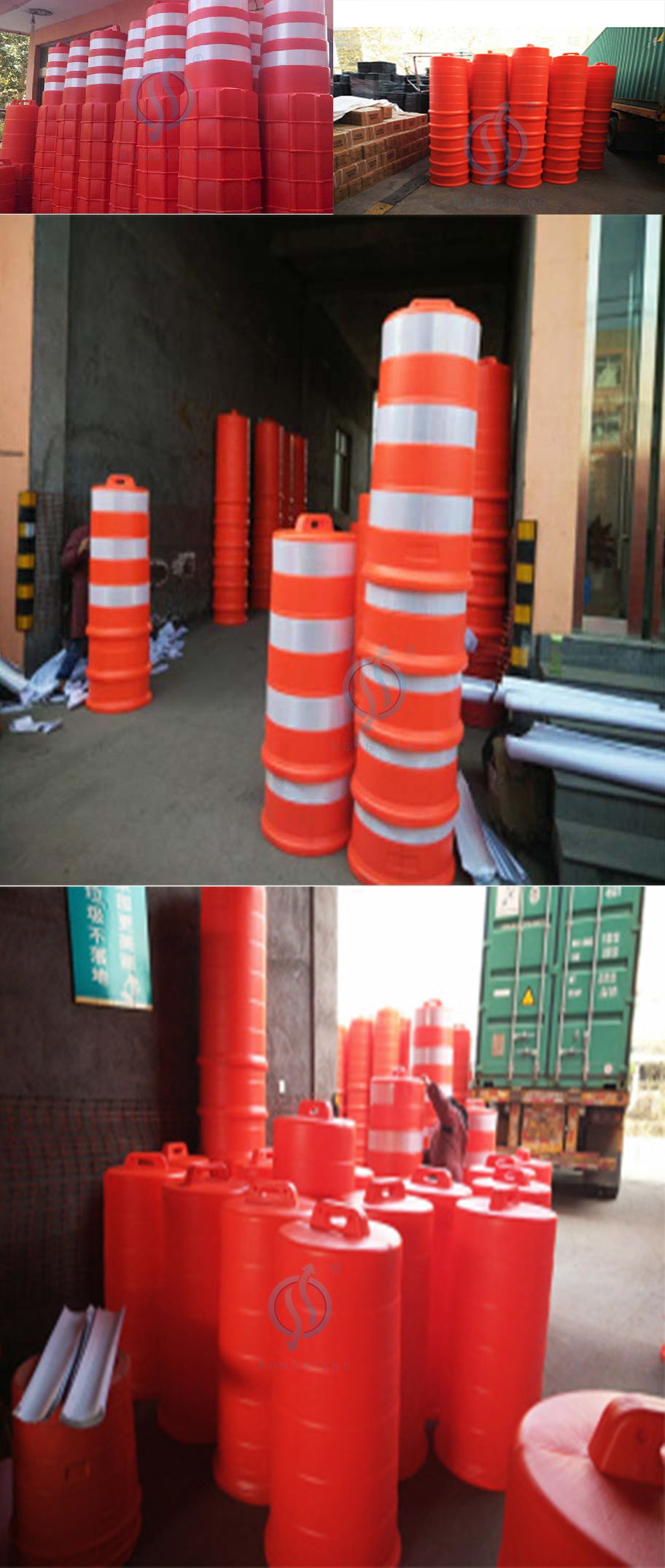 Barril de tr&aacute;fego de 1100 mm