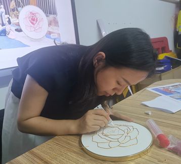 Flor feliz faça você mesmo 