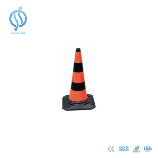 Cone de trânsito laranja Israel PE de 750 mm