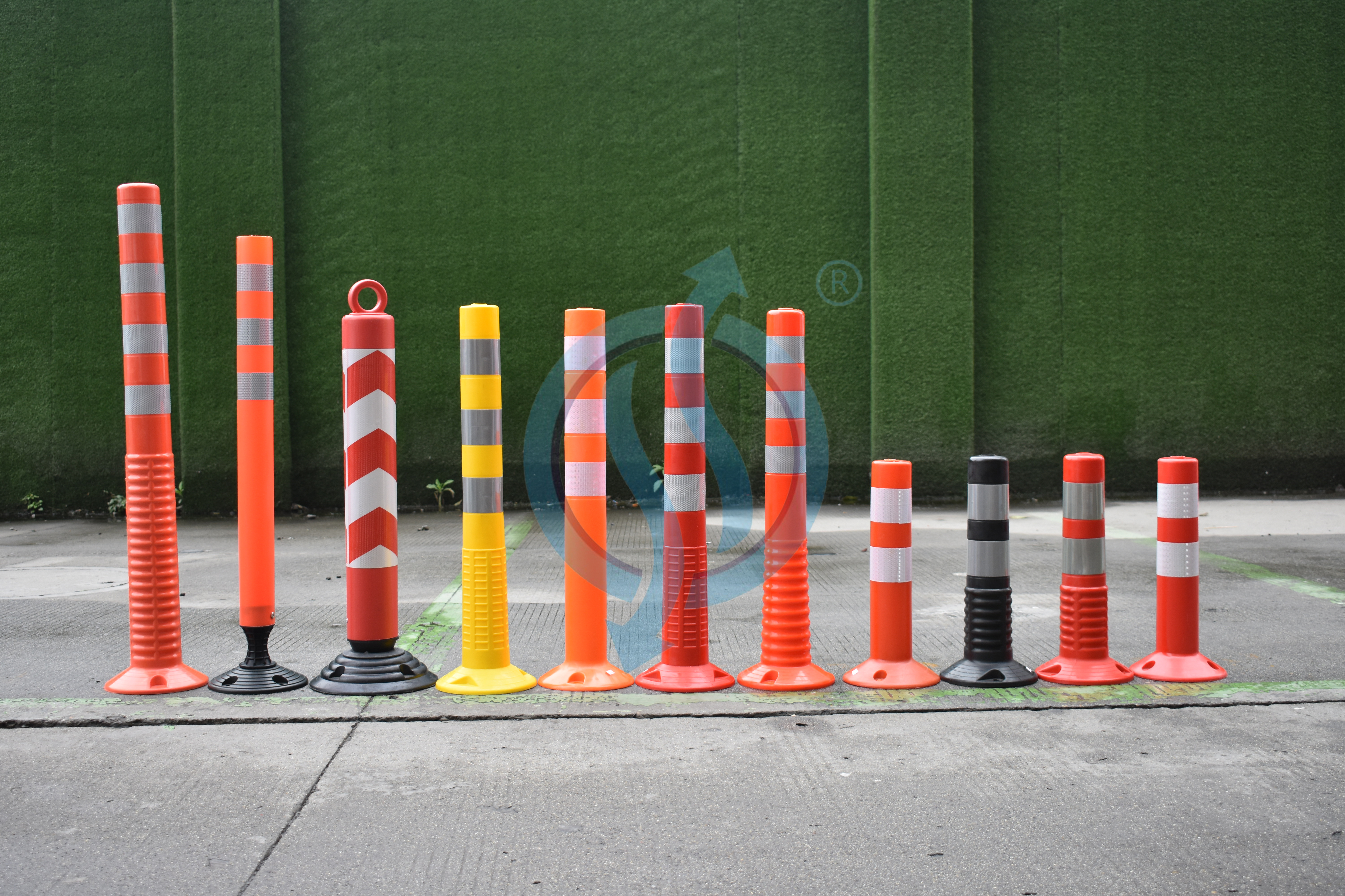 Informações sobre postes de advertência