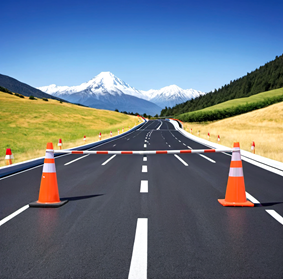 O que significa a cor do cone de tráfego diferente?