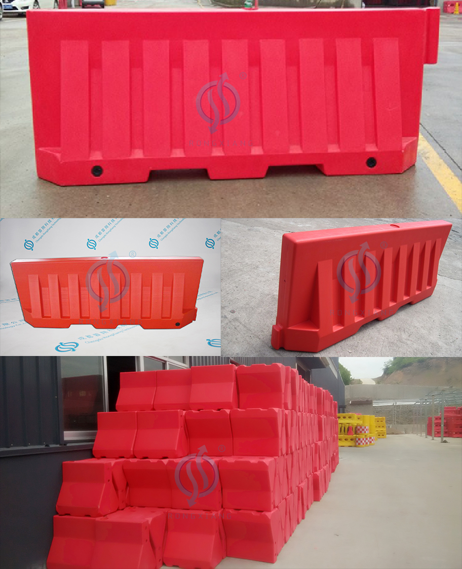 barreira cheia de &aacute;gua de 2m de comprimento