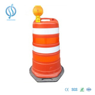 Tambor de tráfego laranja de 1000 mm