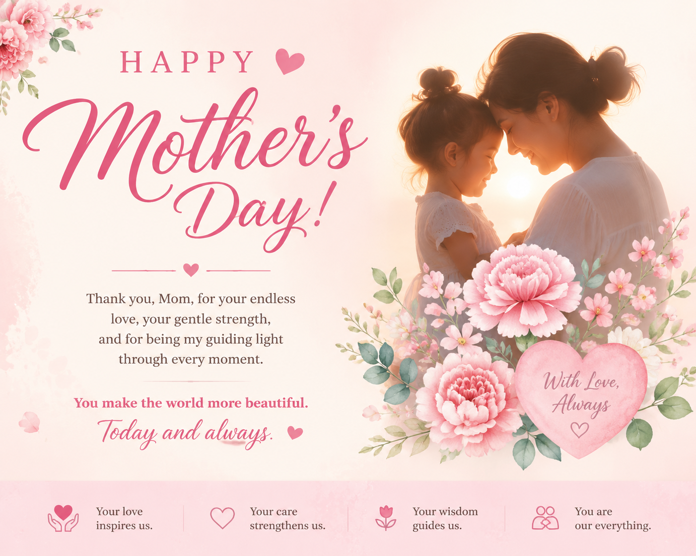 Feliz Dia das Mães!