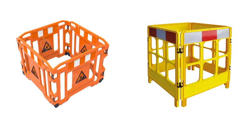 barreira de bueiro dobr&aacute;vel de pl&aacute;stico